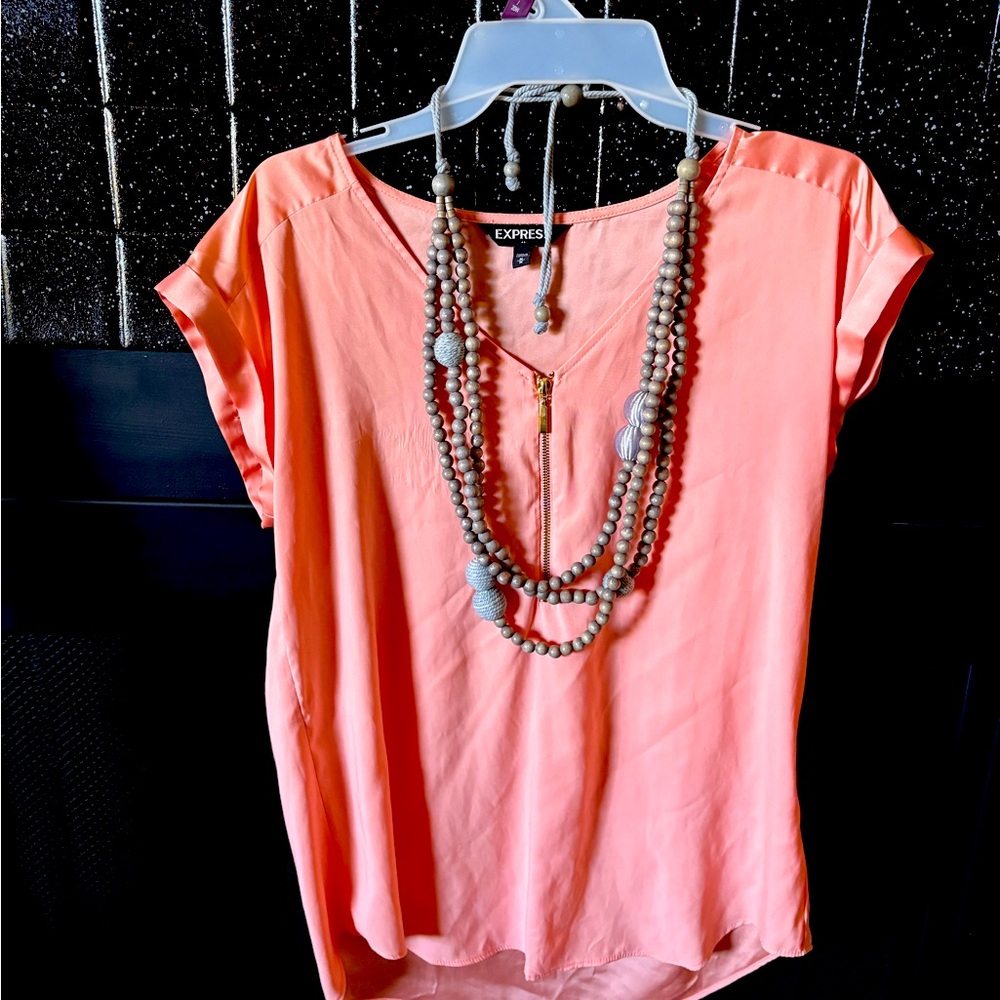 Express Women's Coral Top